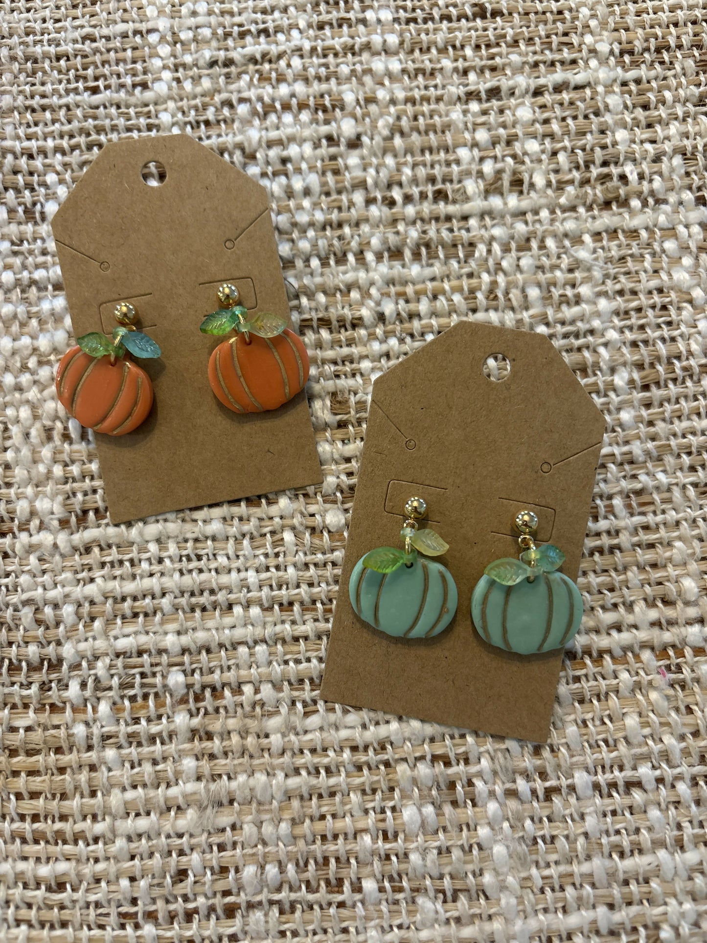 Fall Pumpkin Dangles