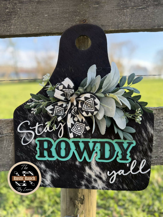 Cowhide Ear Tag