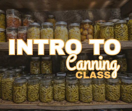 INTRO TO CANNING CLASS