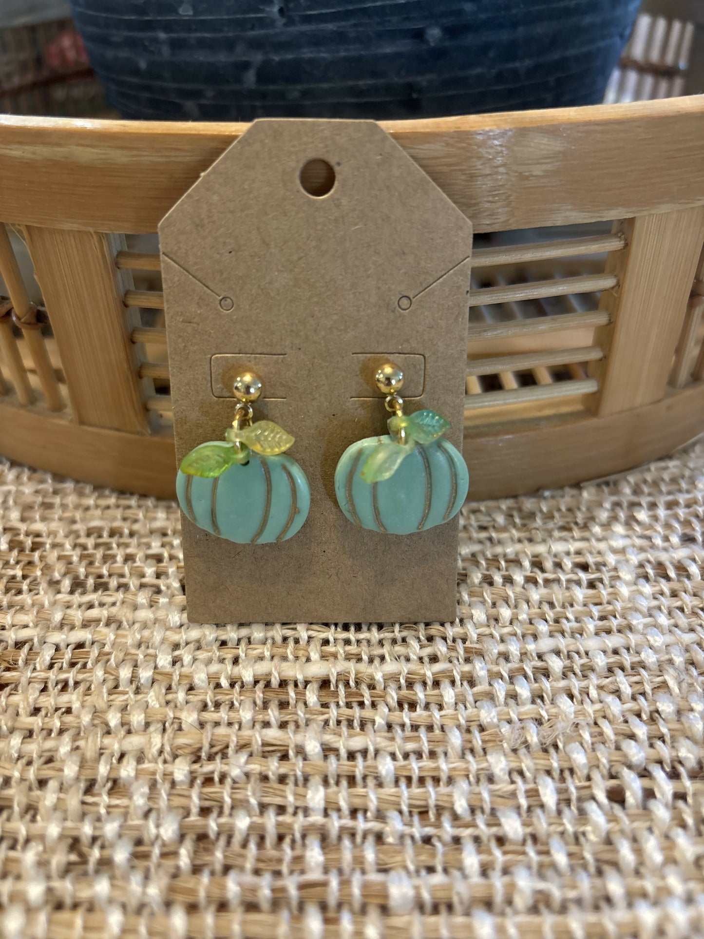 Fall Pumpkin Dangles