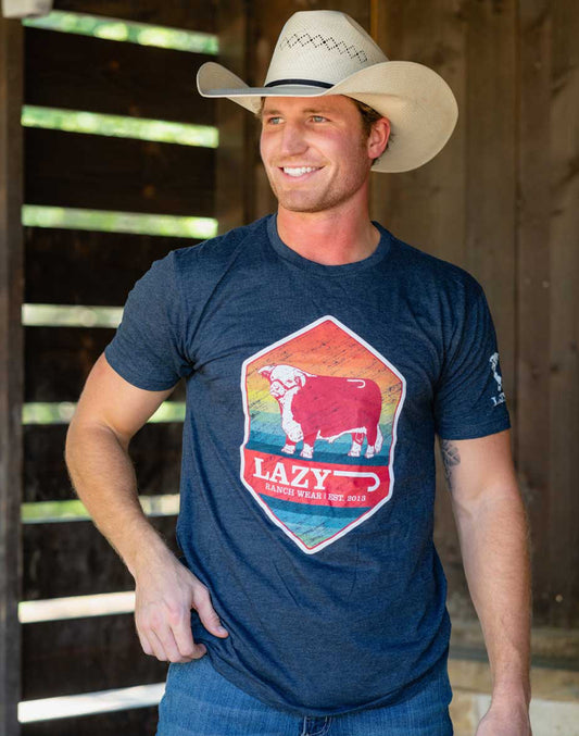 Lazy J Ranch Rain Hereford Short Sleeve T-Shirt