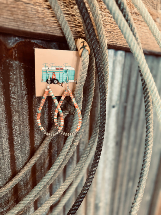 Spiny Oyster Teardrop Dangles