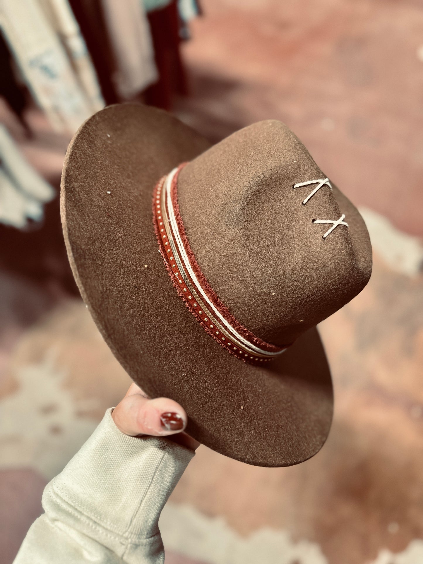 Maroon Meadow Fedora