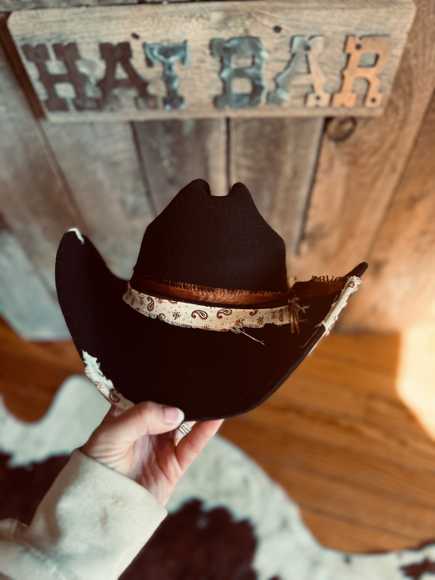 Punchy Paisley Cowboy Hat