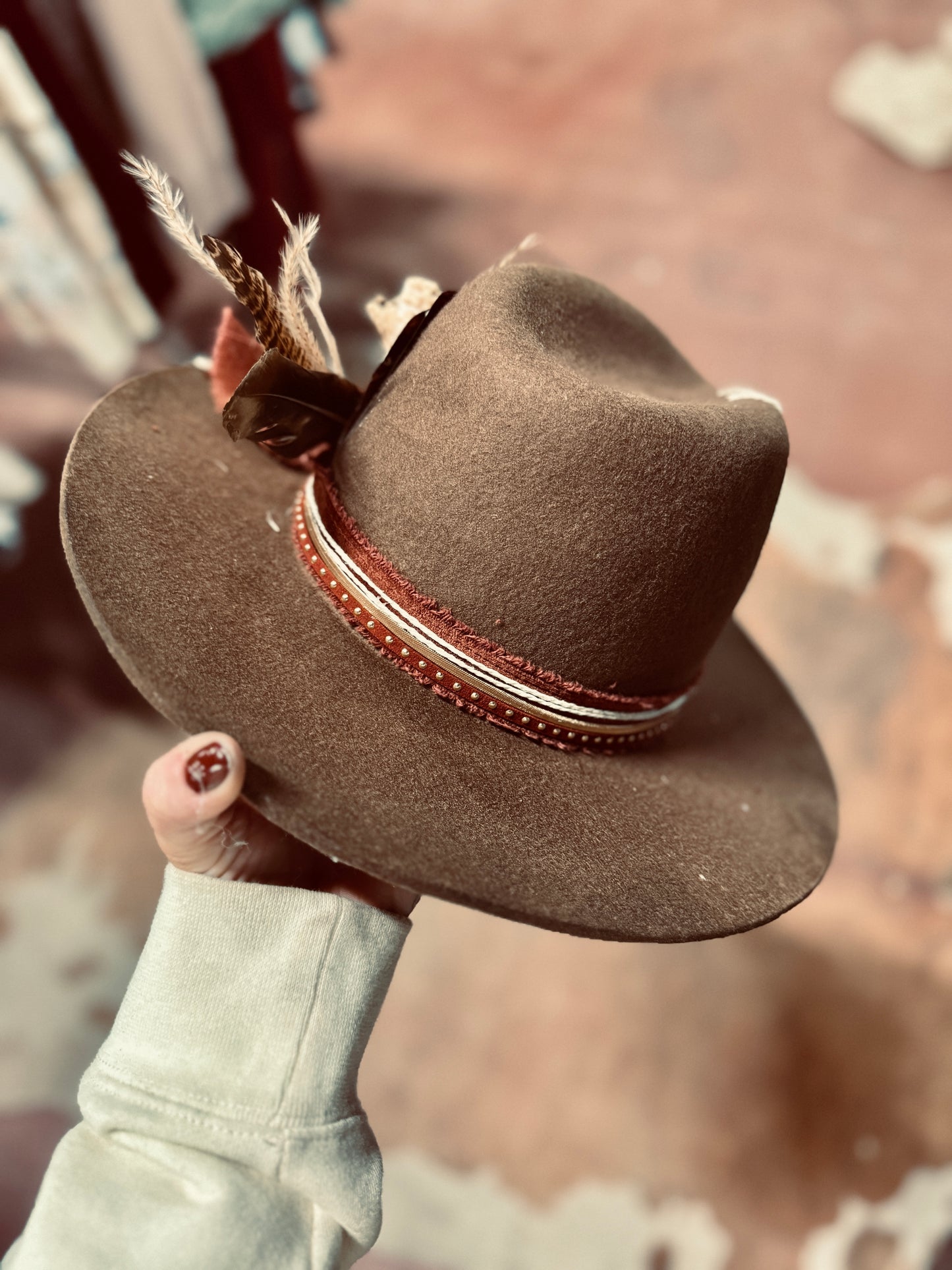 Maroon Meadow Fedora