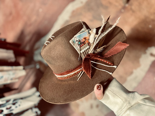 Maroon Meadow Fedora