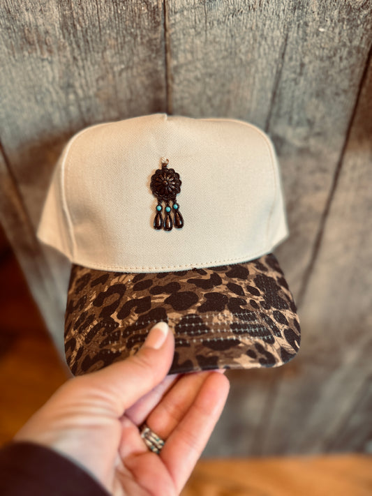 Leopard Cowgirl Trucker Hat