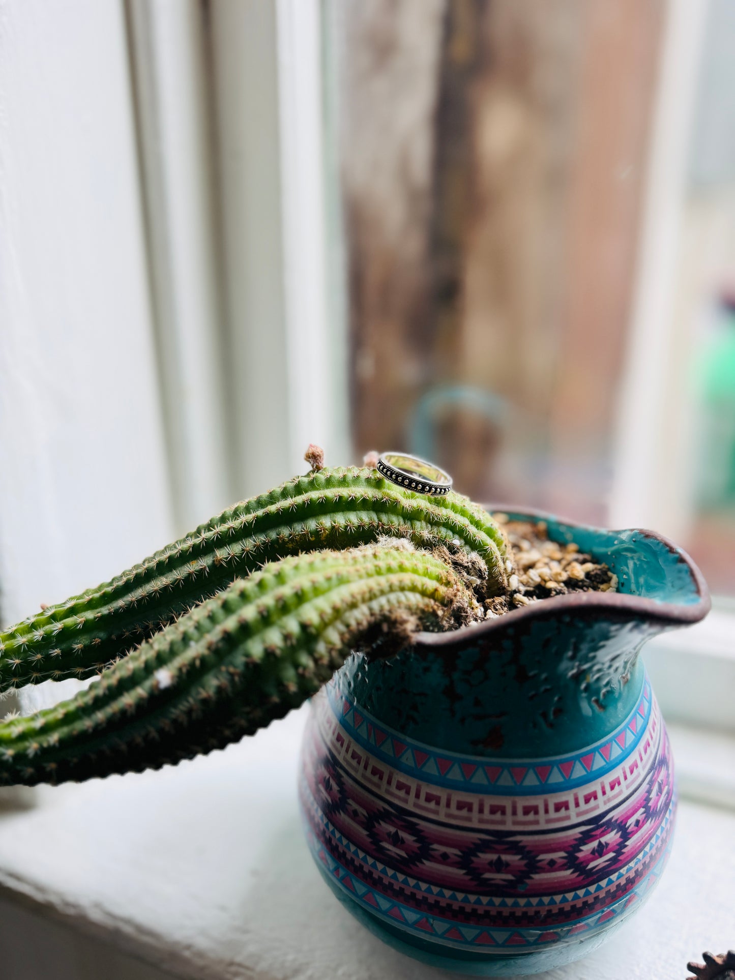 Beaded Sterling Silver Ring