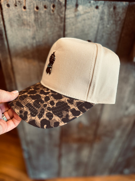 Leopard Cowgirl Trucker Hat