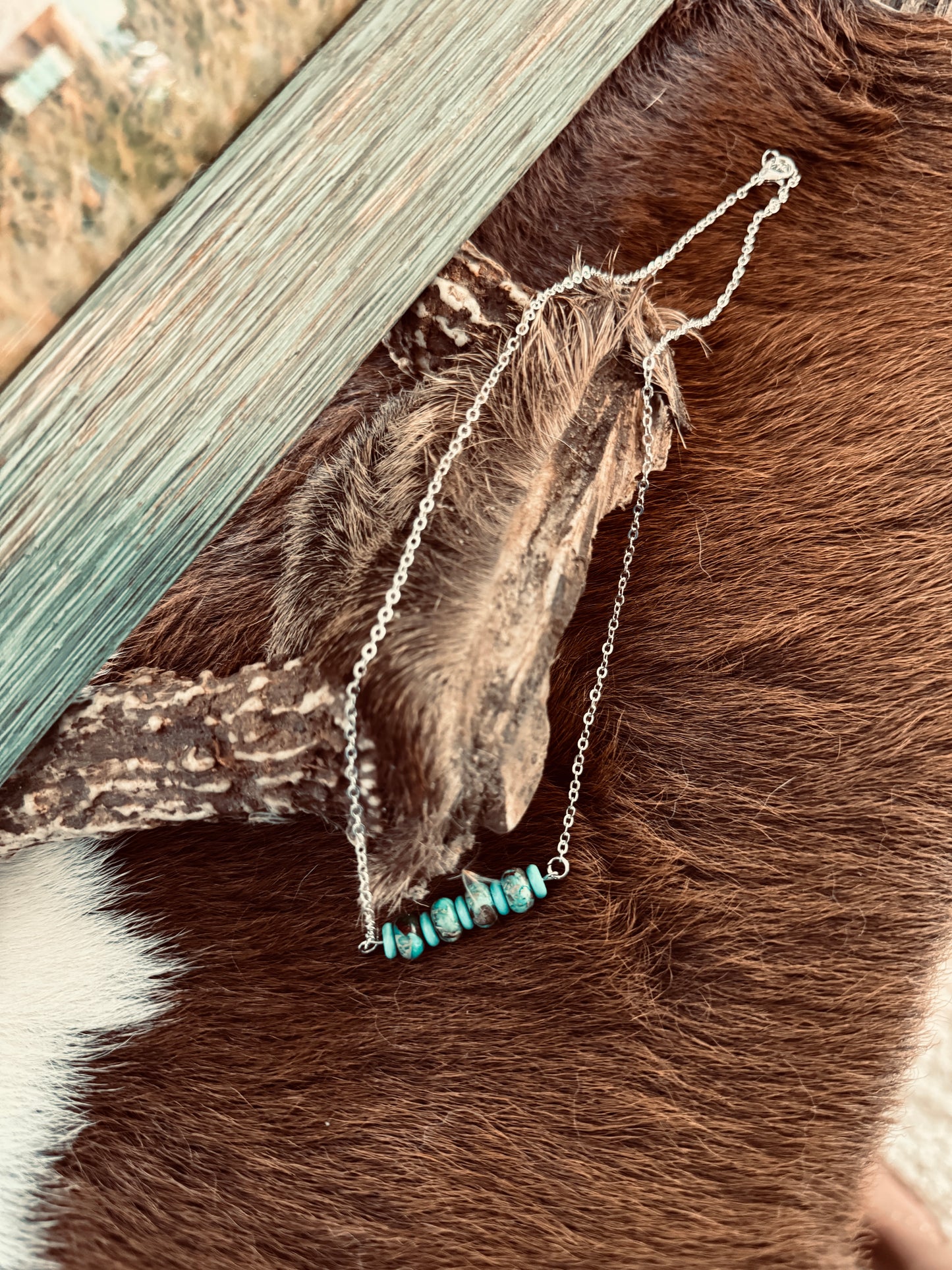 Turquoise Trailer Exclusive Bar Necklaces