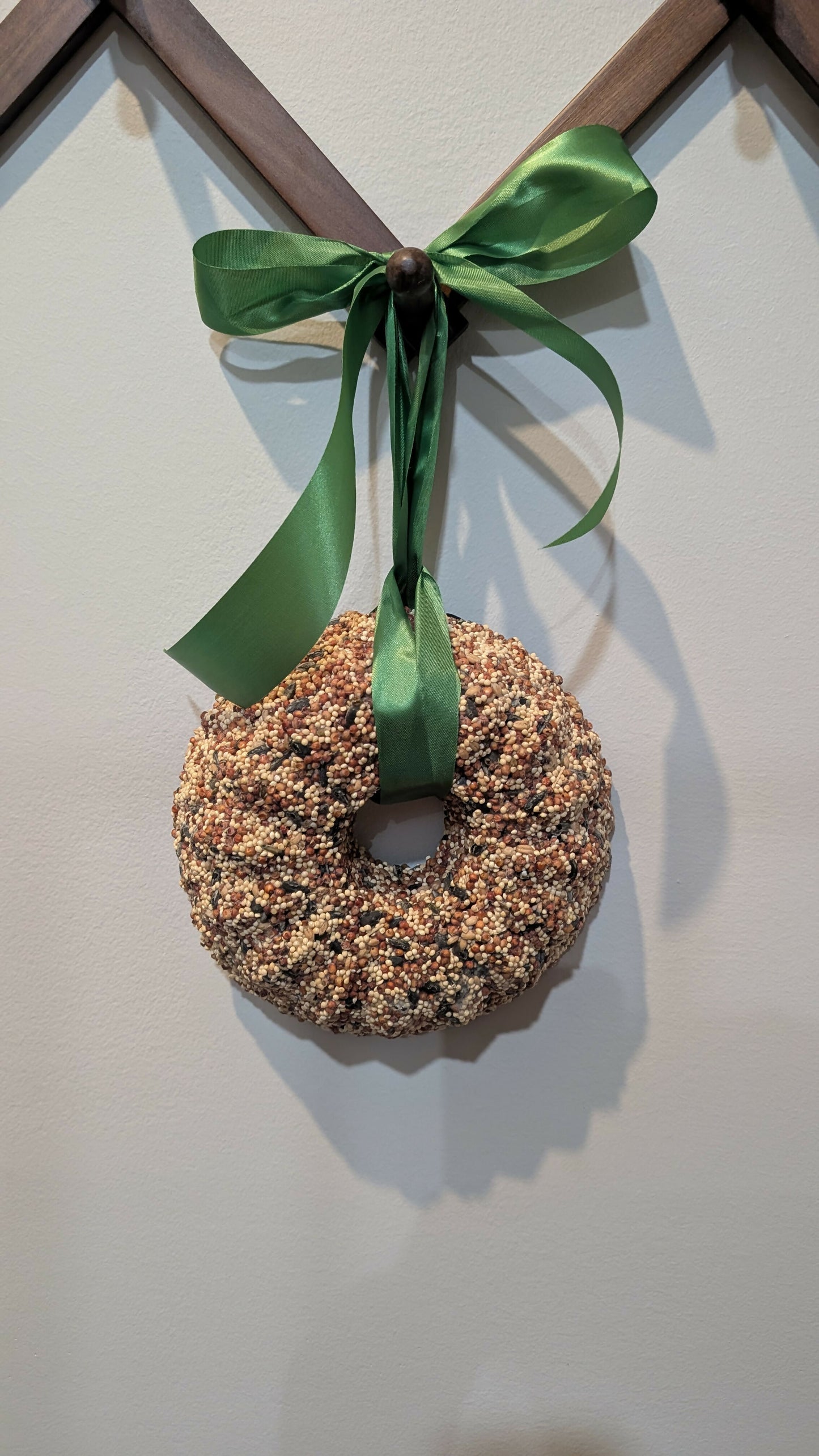 Birdseed wreath