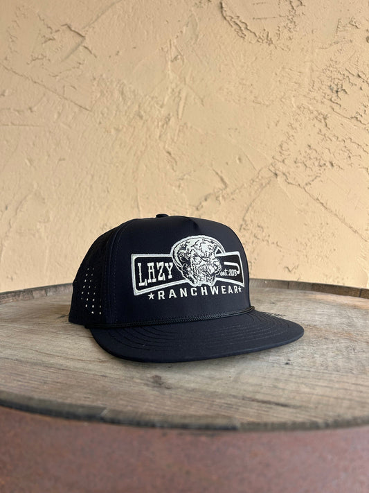 Lazy J Ranch Black Diamond Banner Classic Performance Rope Trucker Hat