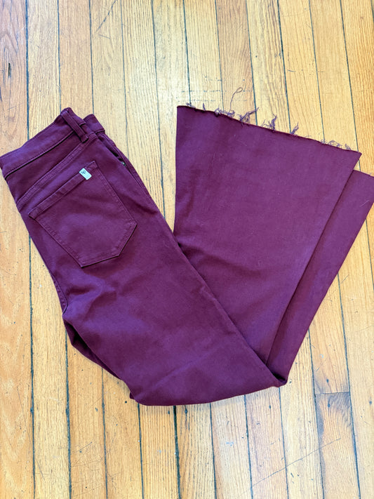 Sneak Peek Maroon Bell Bottoms SIZE 7/28
