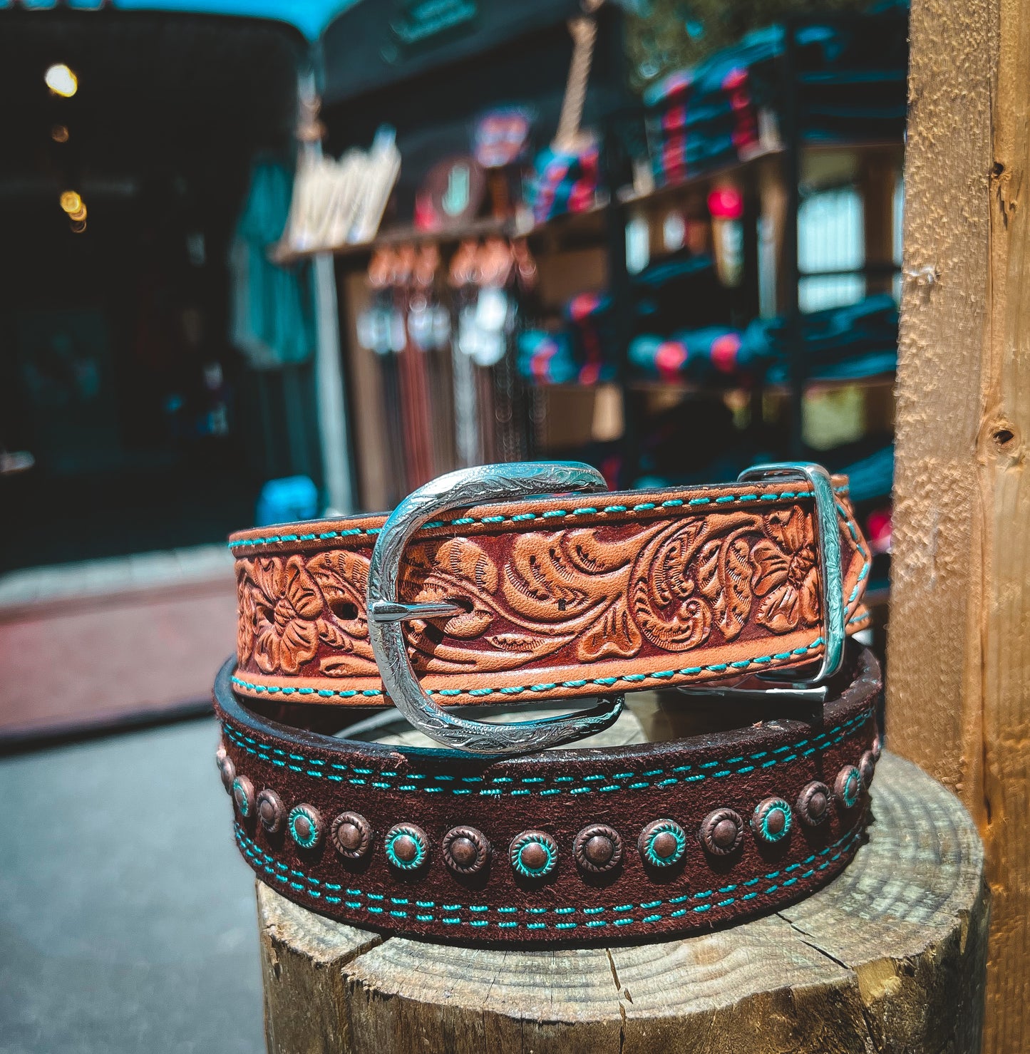 Chocolate Turq Dream Belt