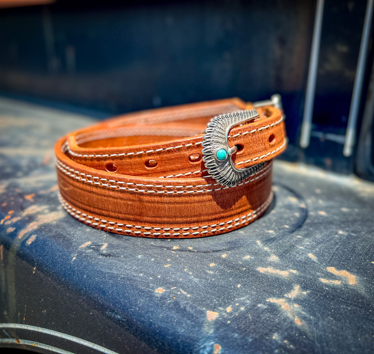 Southwest Buckle Harness Belt