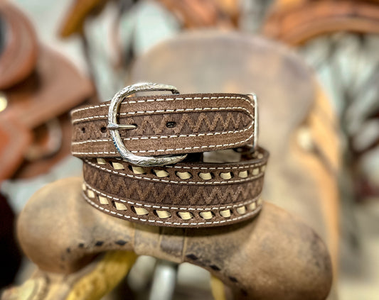 Zig Zack Buckstitch Belt