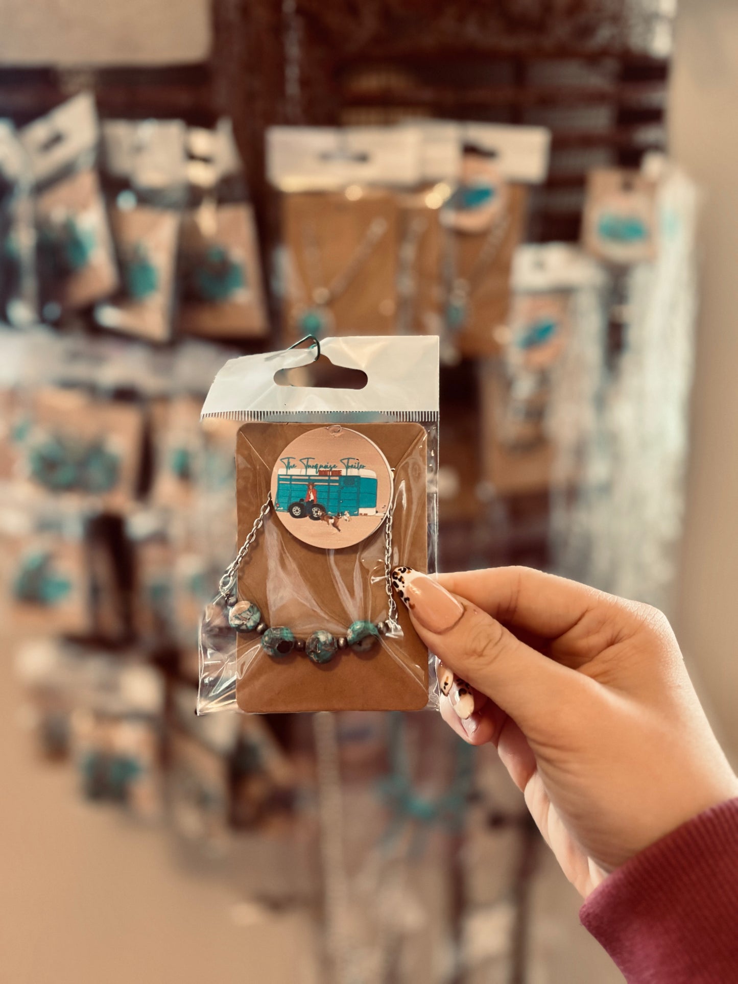 15" Round Turq Necklace