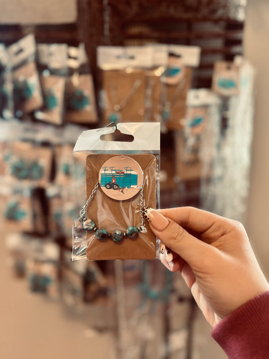 15" Round Turq Necklace