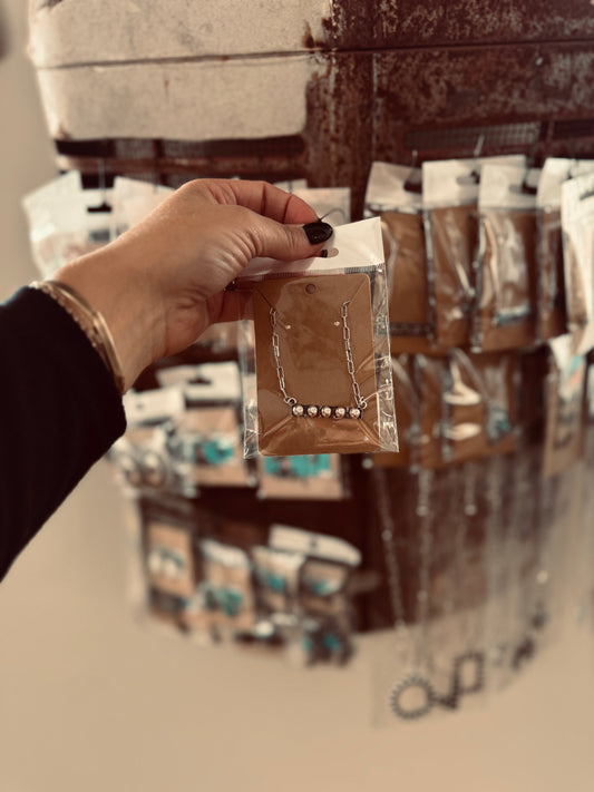 Western Bubble Bar Necklace