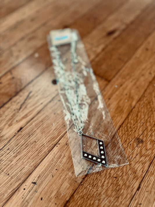 Western Triangle Cut Necklace