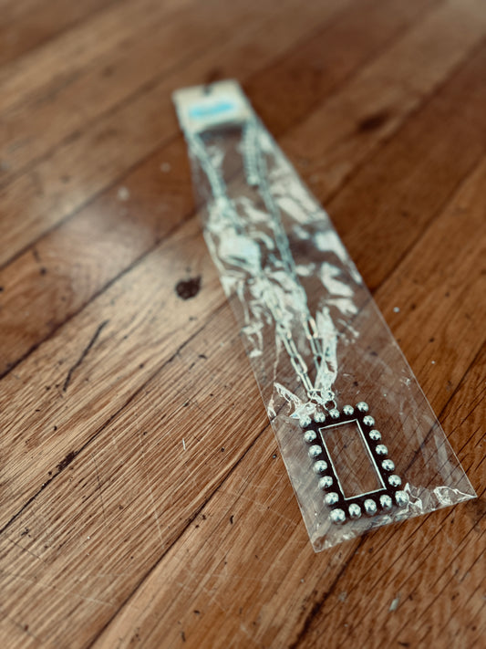 Western Rectangle Necklace