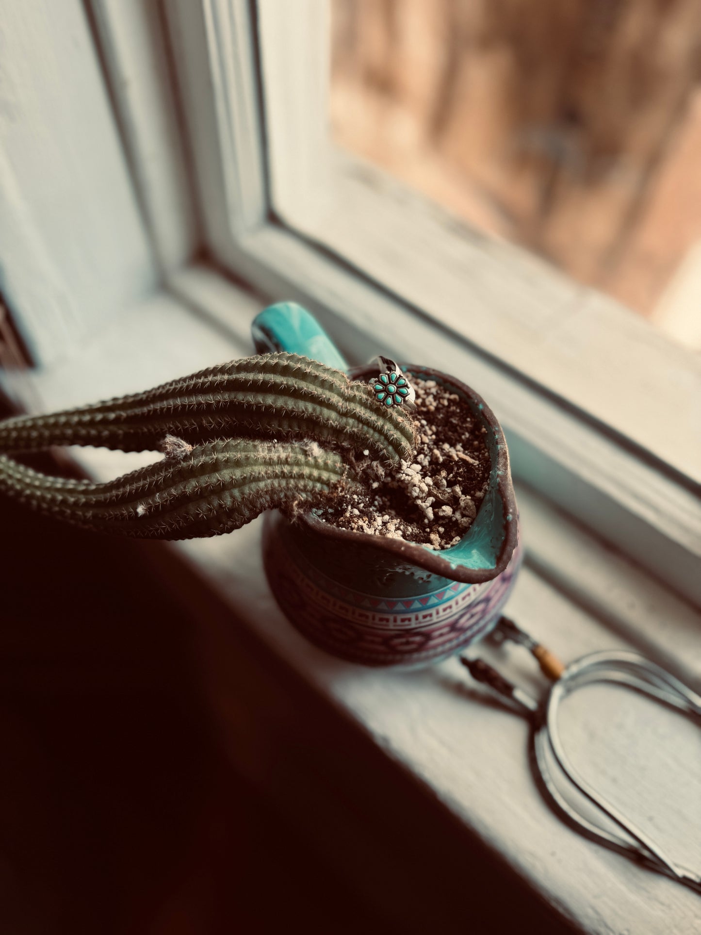 Turquoise Flower Ring