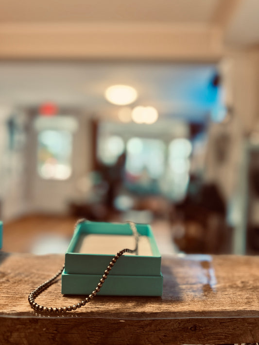 German Silver Navajo Pearls