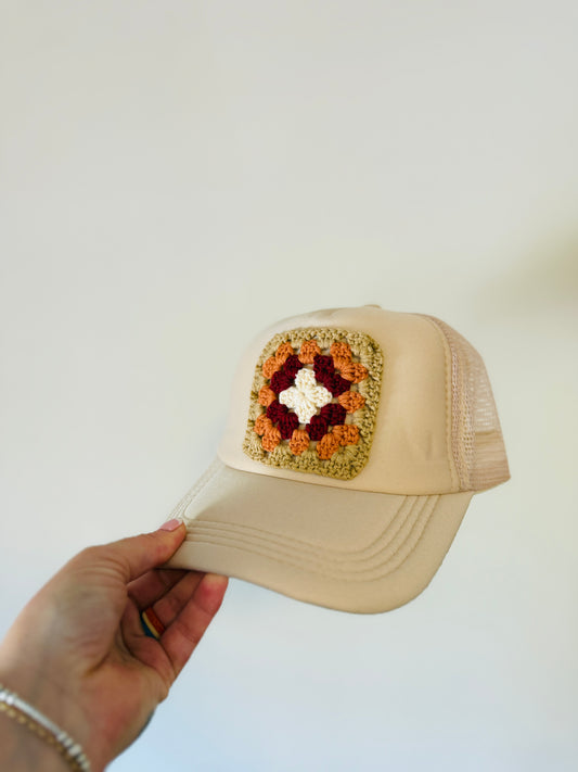 Crochet Patch Trucker Hats
