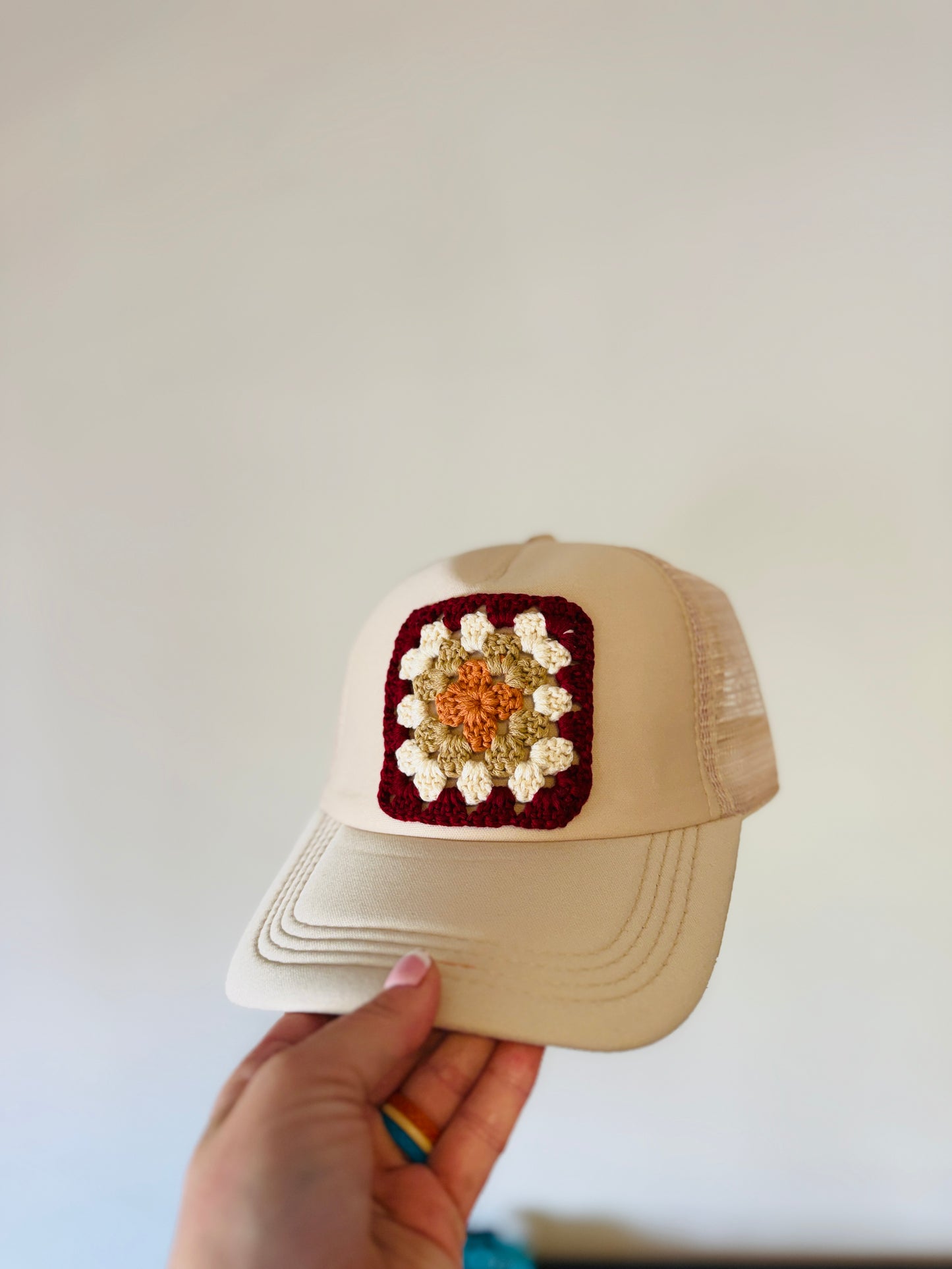 Crochet Patch Trucker Hats