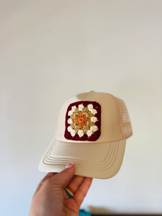 Crochet Patch Trucker Hats
