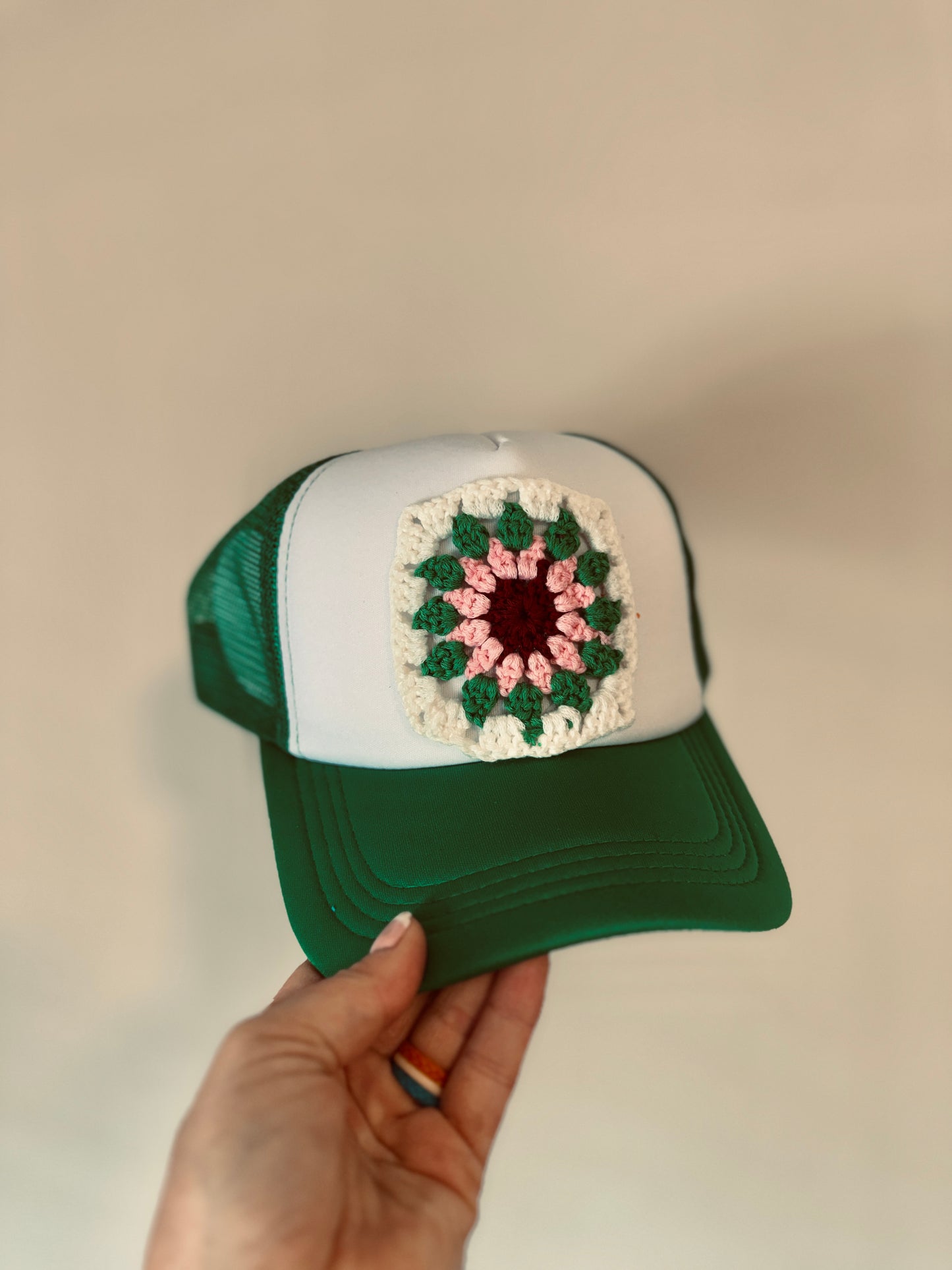 Crochet Patch Trucker Hats