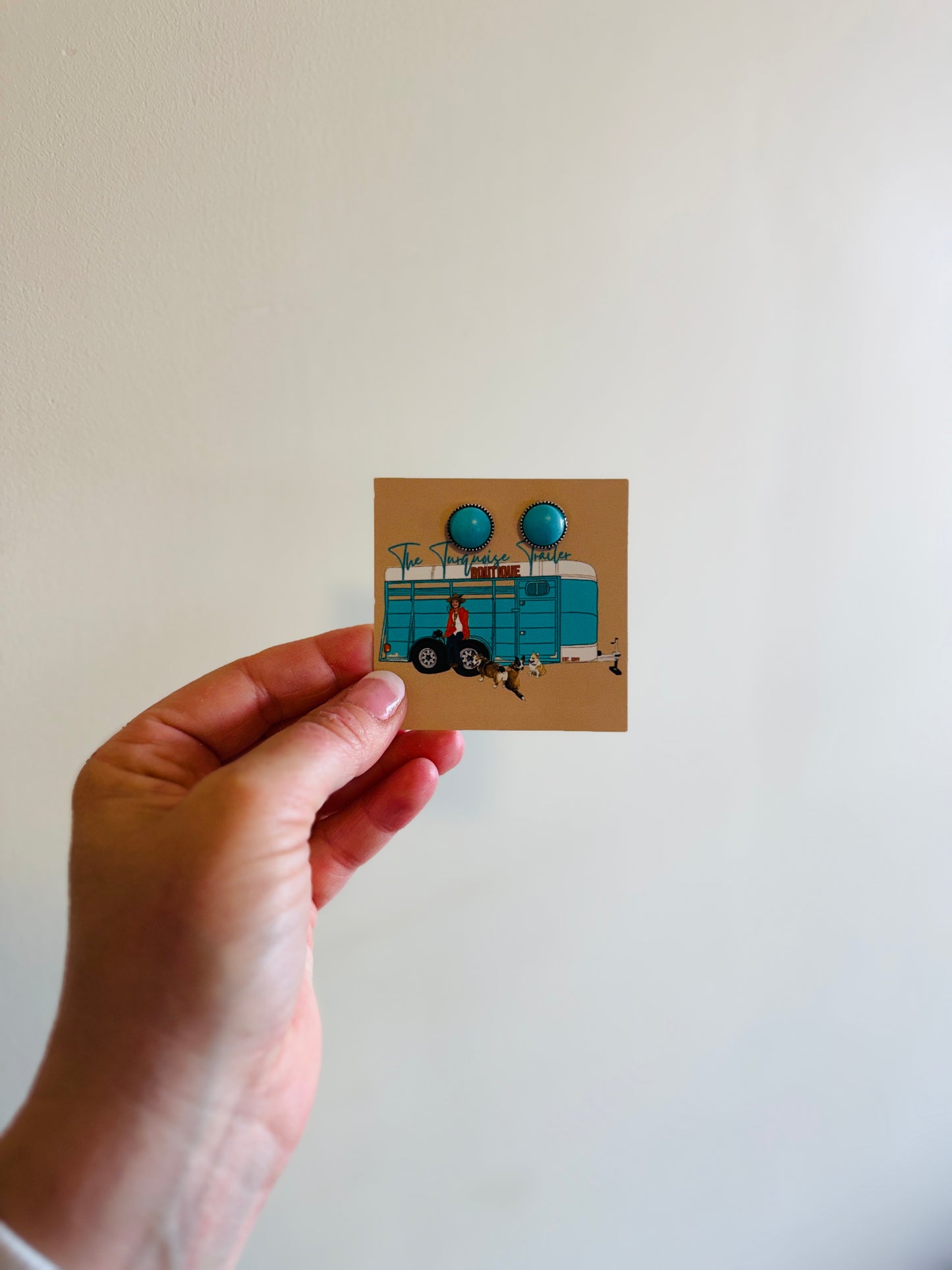 Turquoise Western Studs