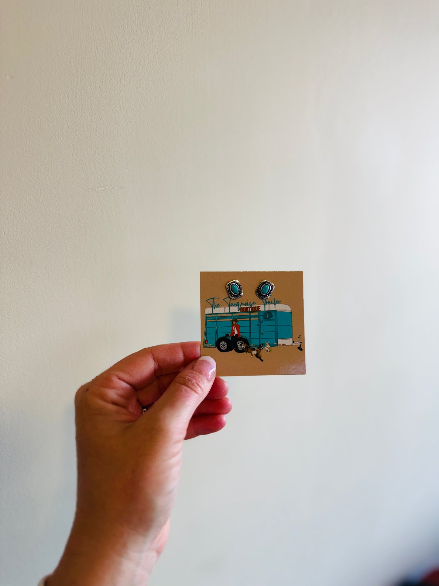 Turquoise Western Studs