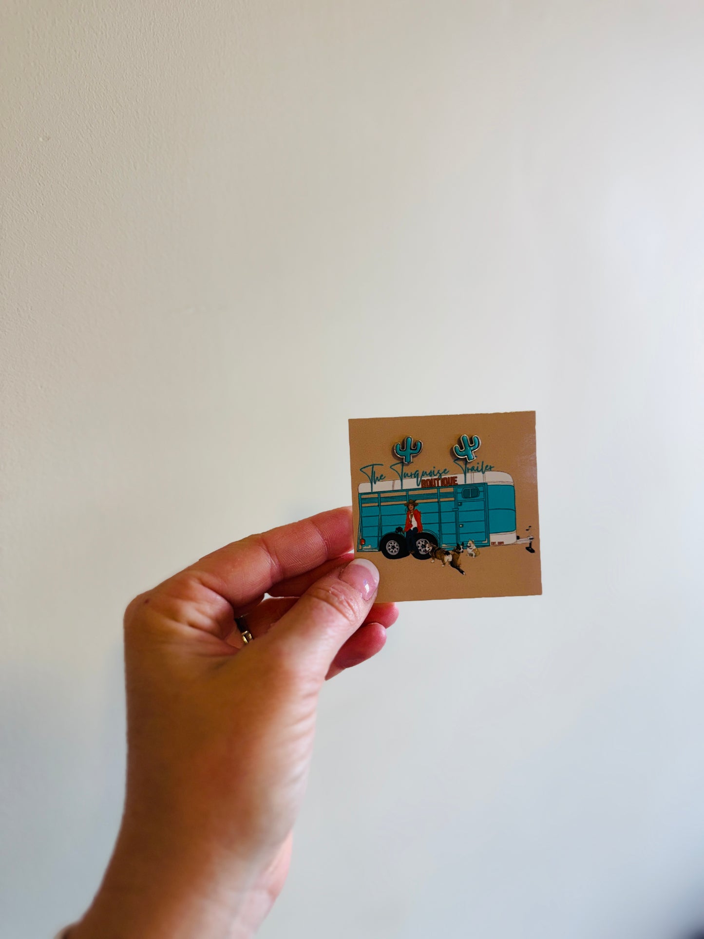 Turquoise Western Studs