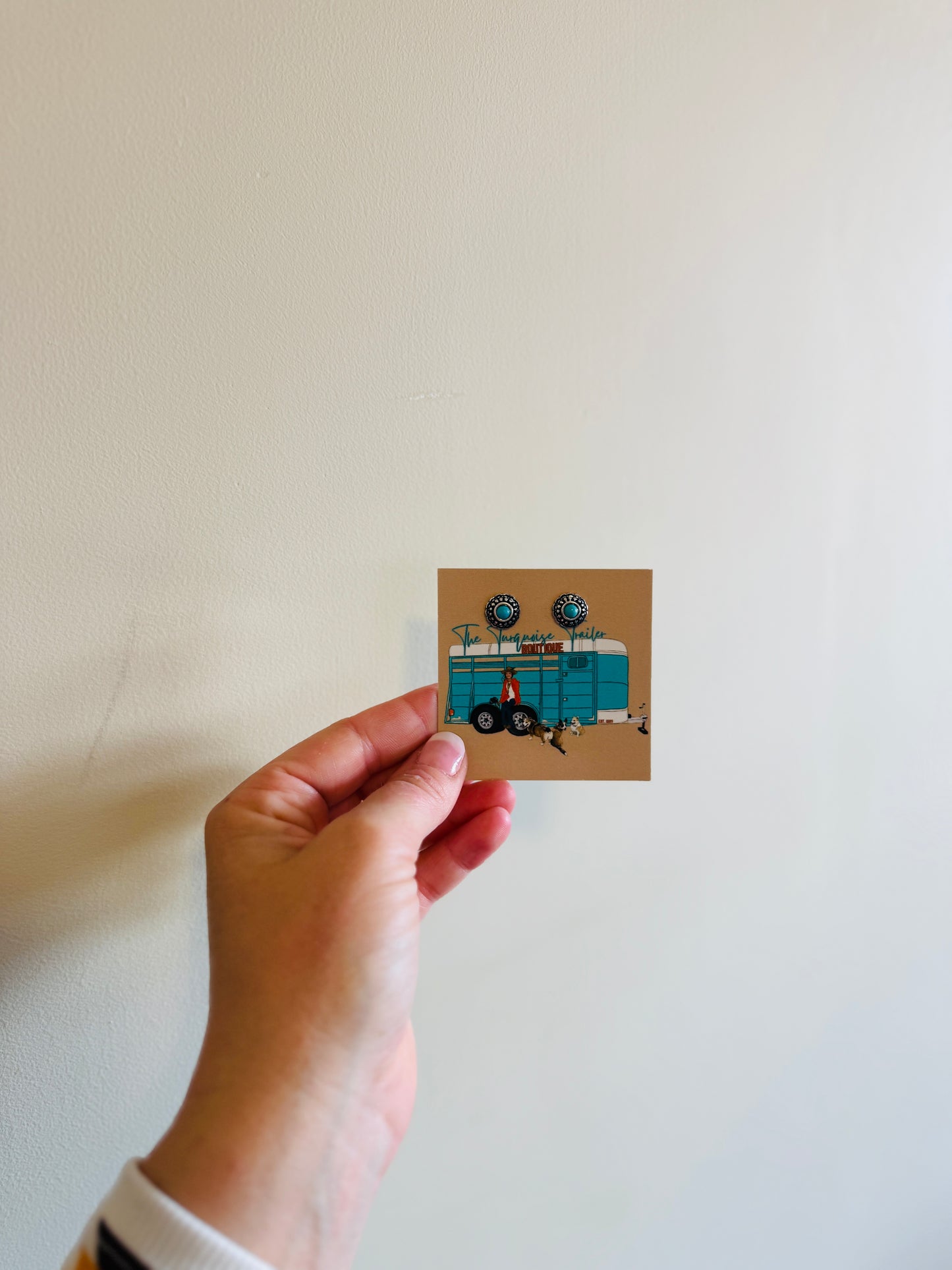 Turquoise Western Studs