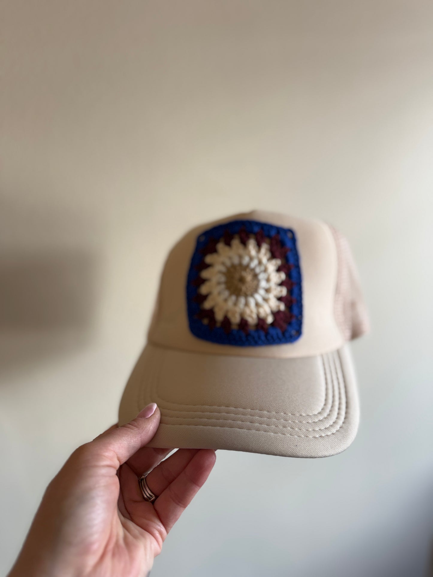Crochet Patch Trucker Hats