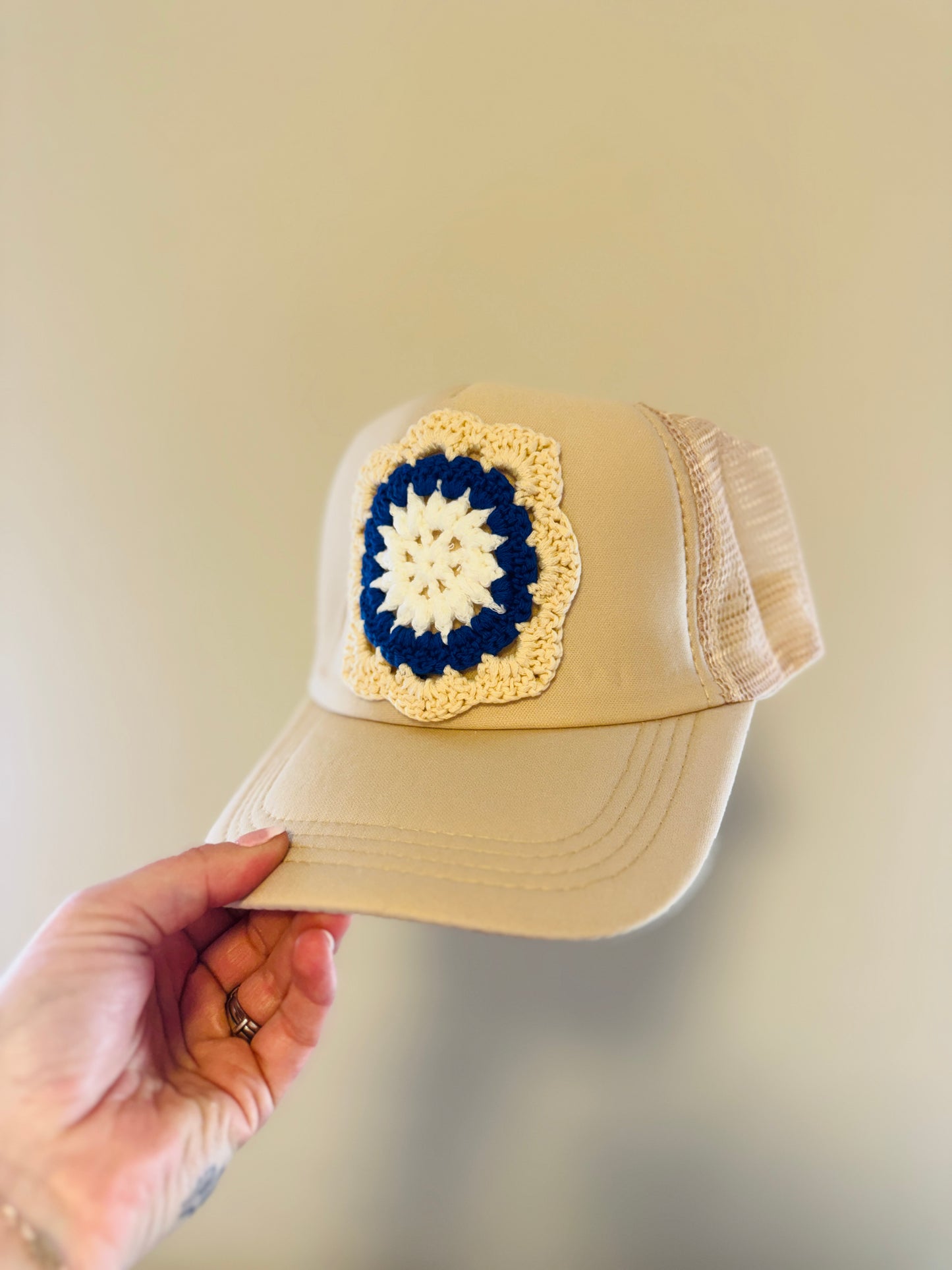 Crochet Patch Trucker Hats