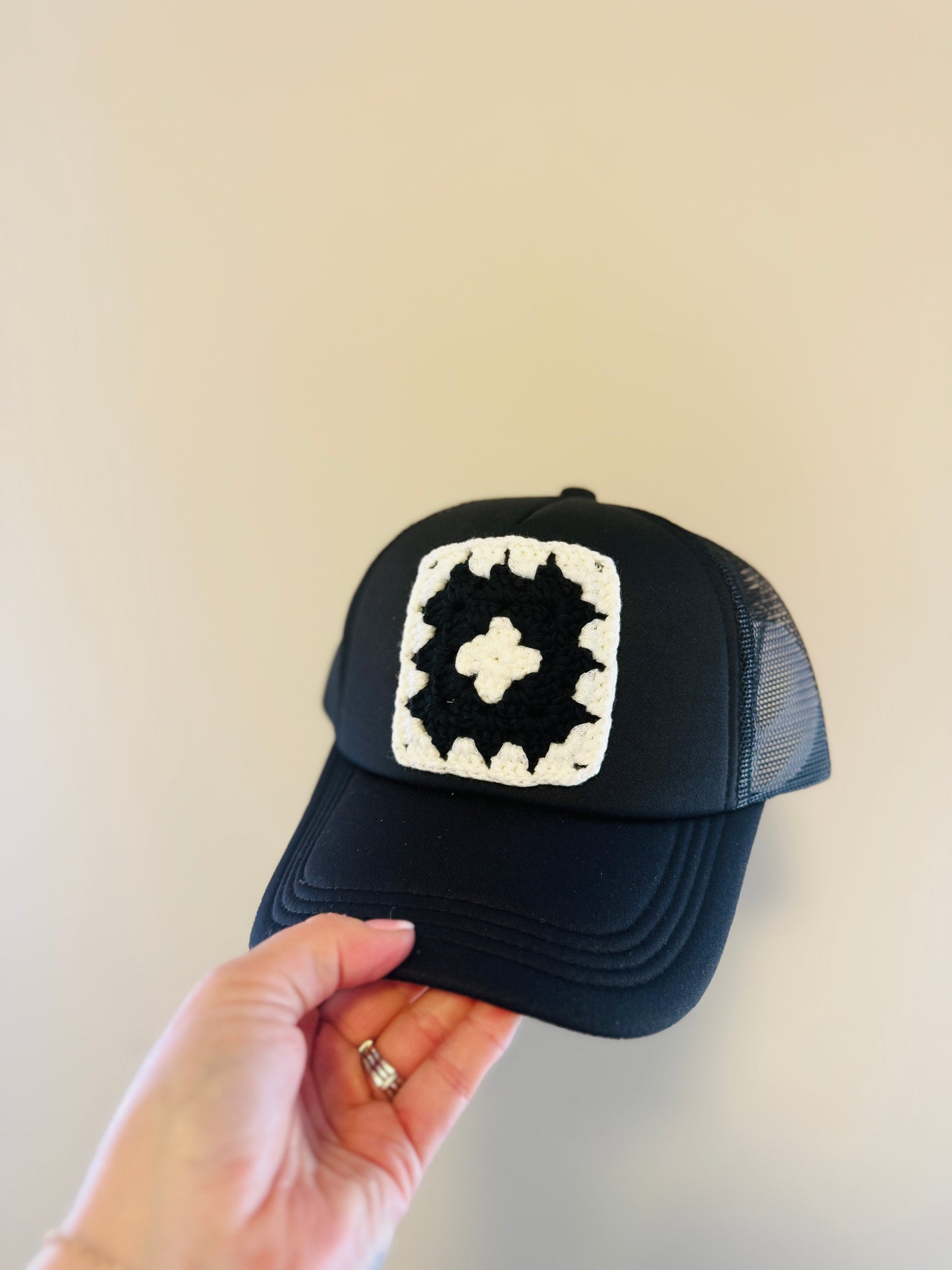 Crochet Patch Trucker Hats