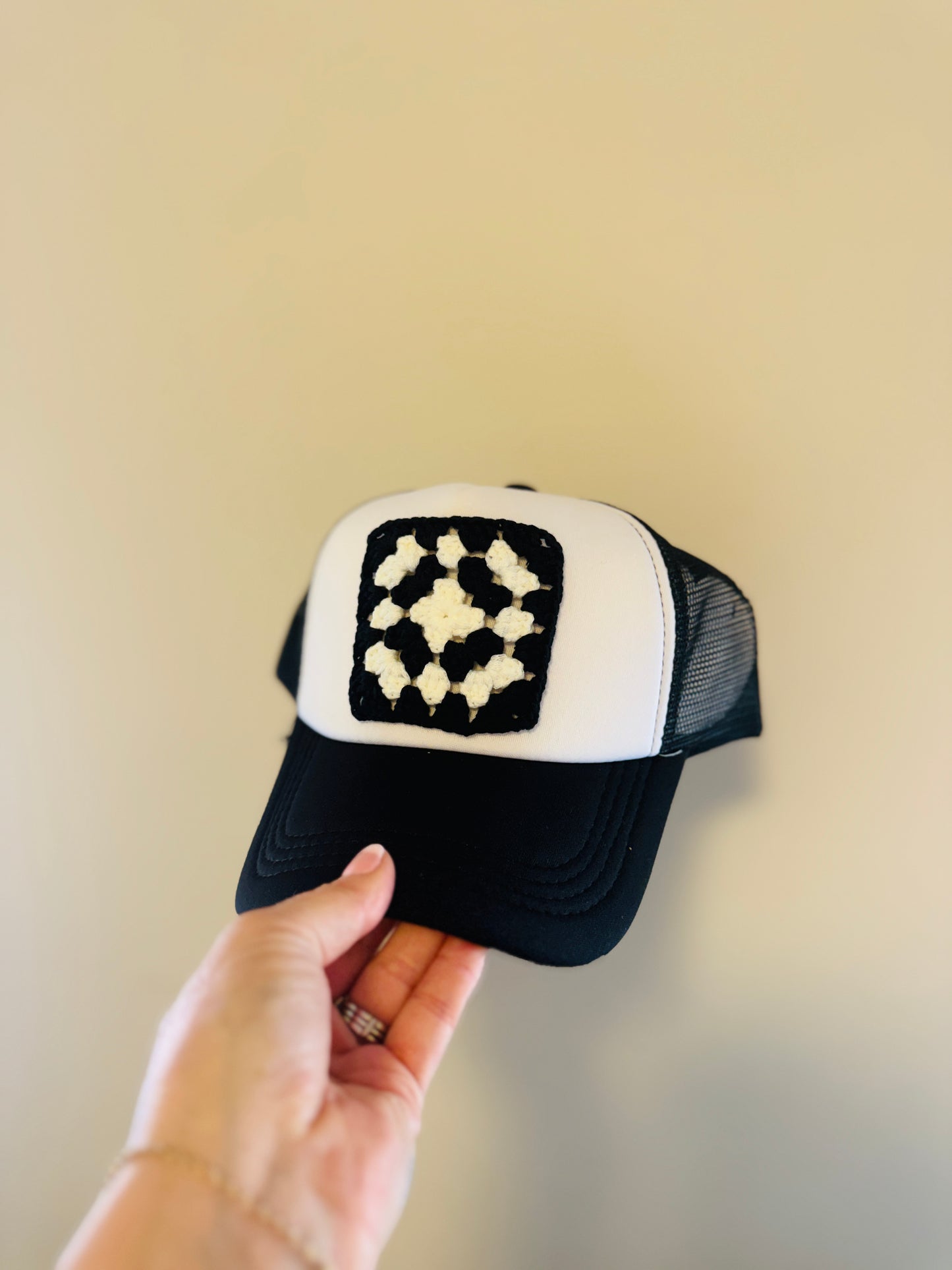 Crochet Patch Trucker Hats
