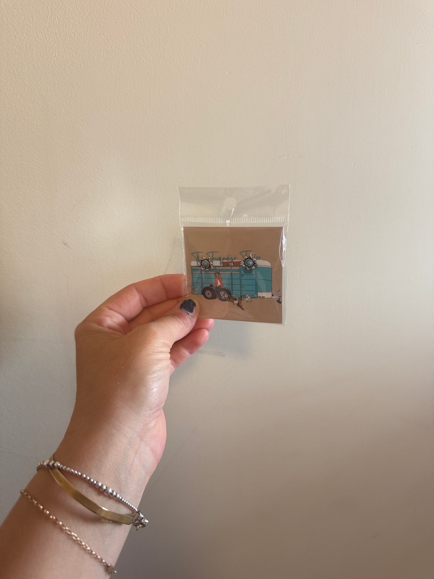 Turquoise Western Studs
