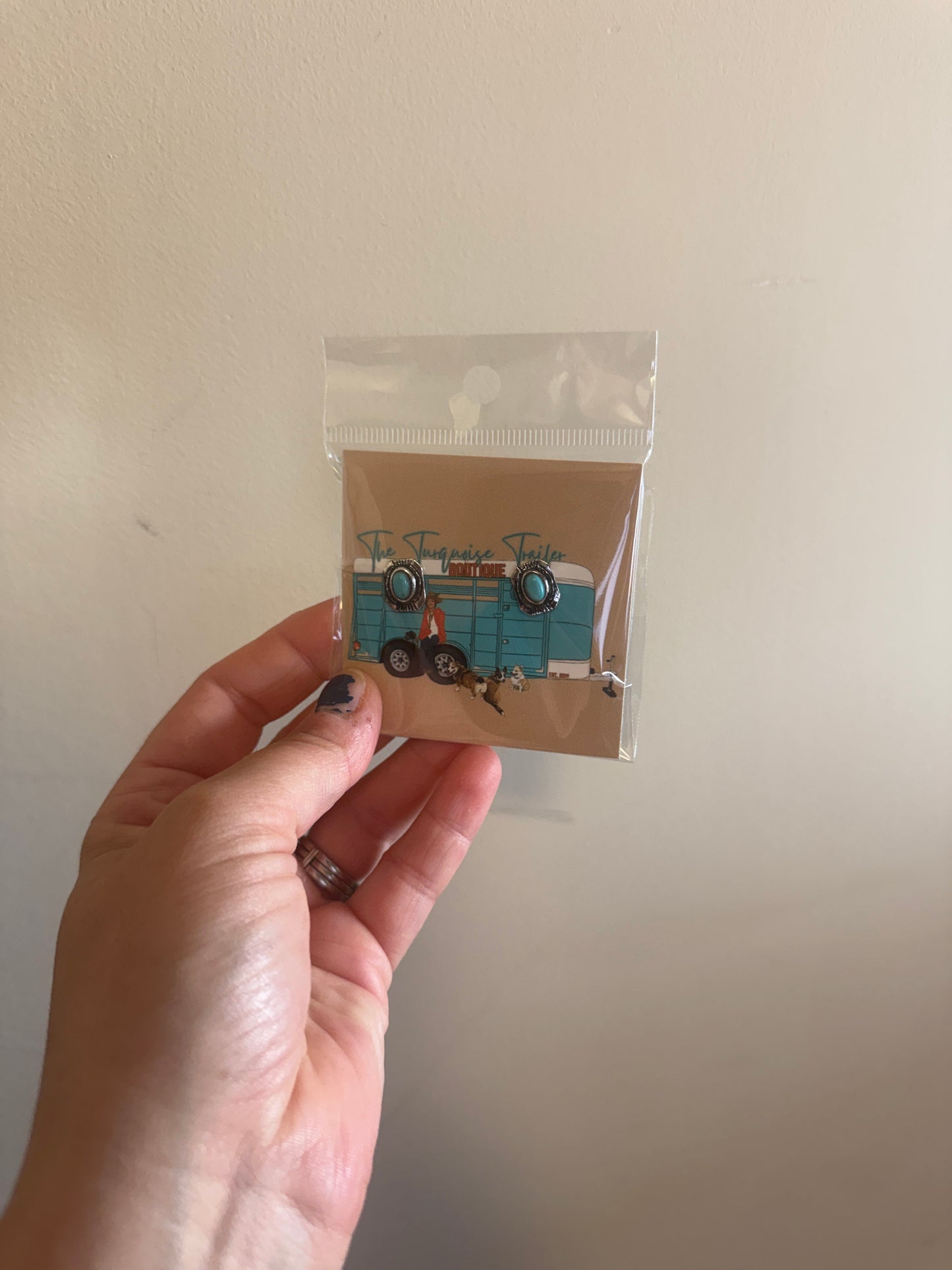 Turquoise Western Studs
