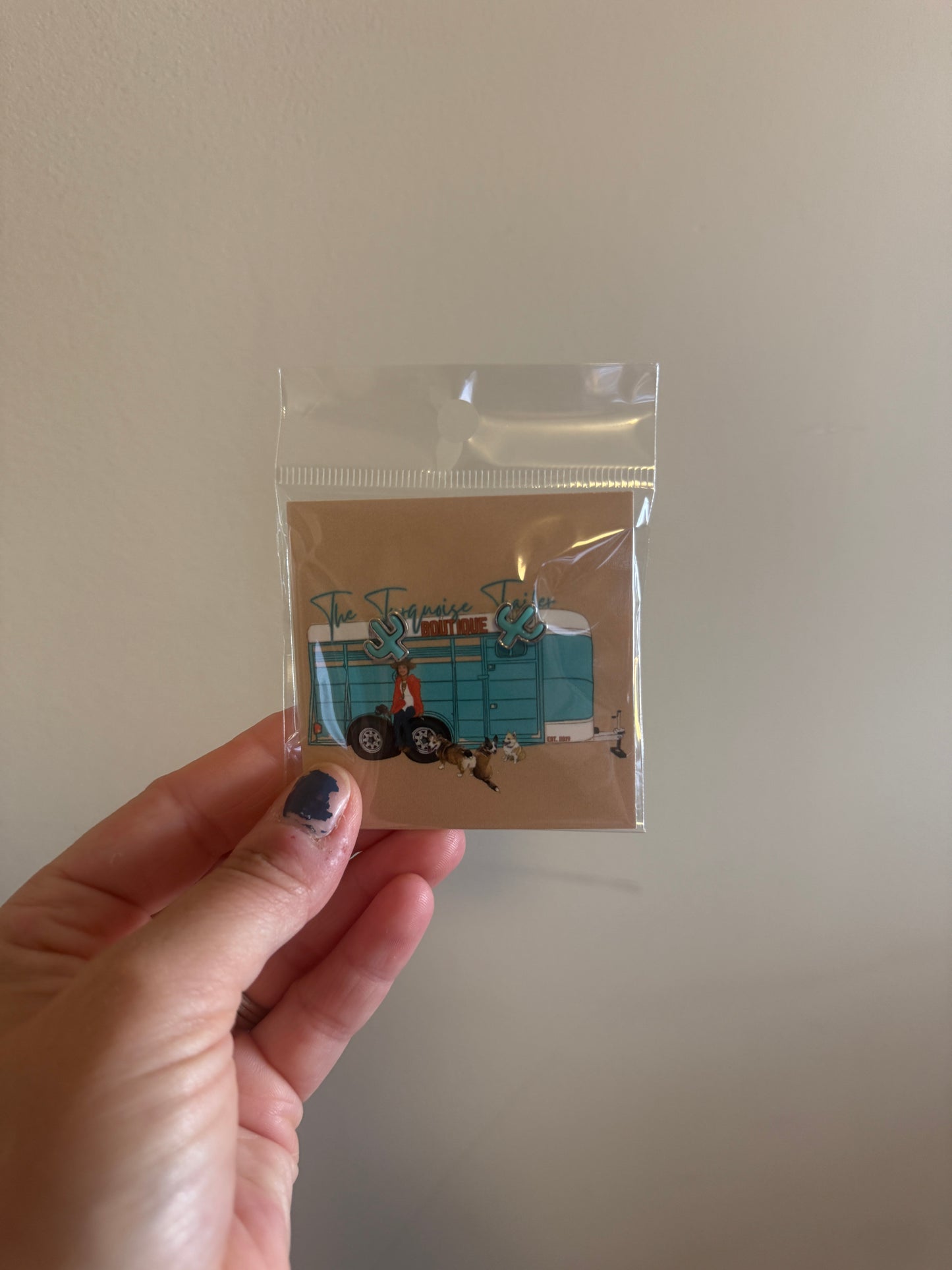 Turquoise Western Studs