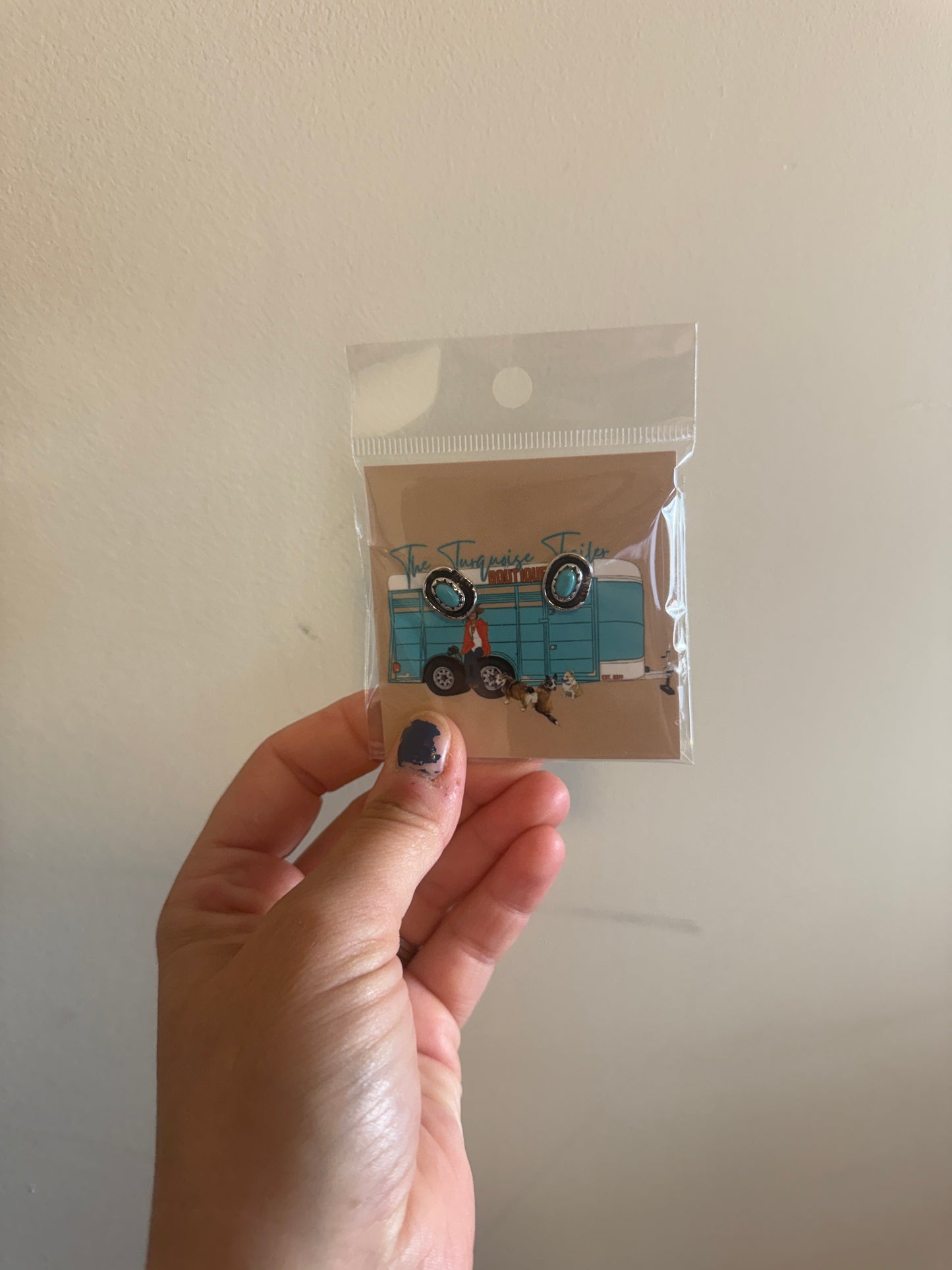 Turquoise Western Studs