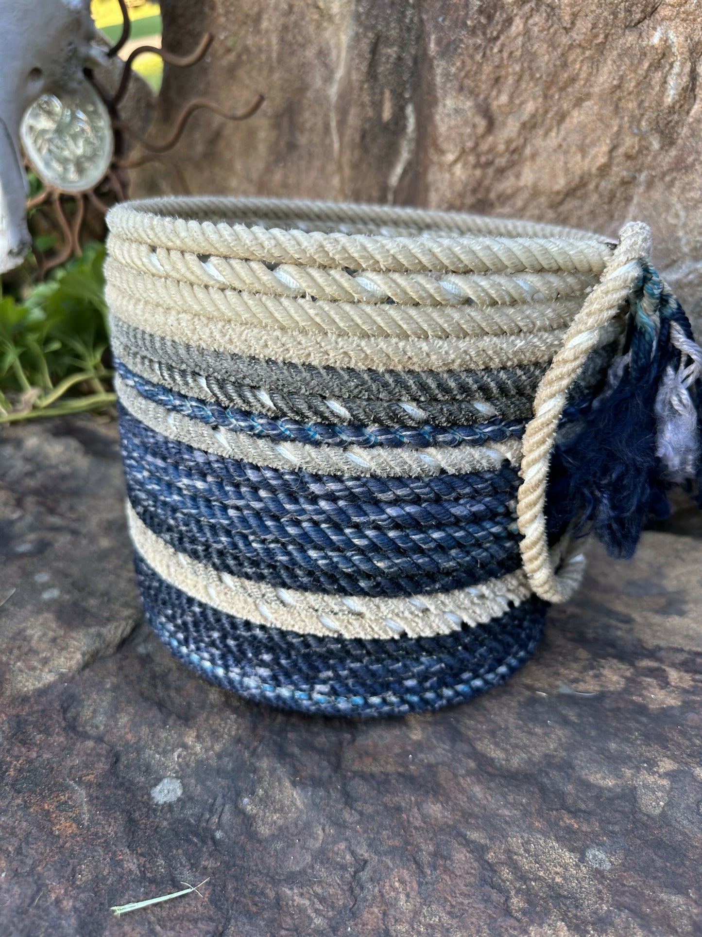 Blue Lace Crock