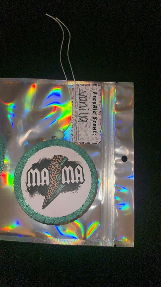 cheetah lighting bolt mama circle