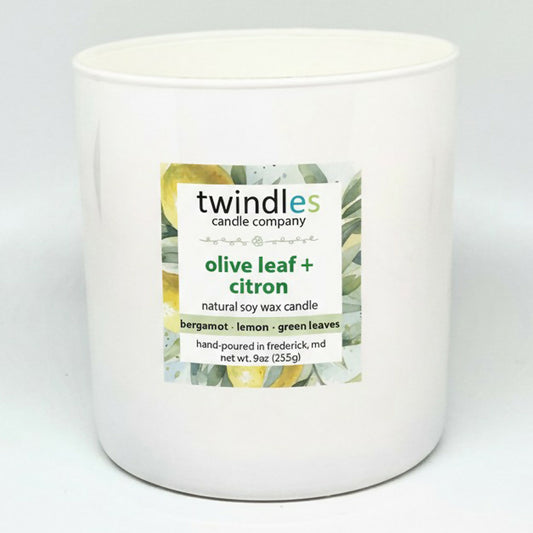 Olive Leaf + Citron Soy Candle | 9 oz