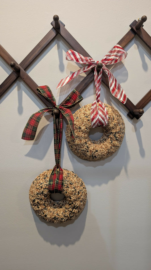 Birdseed wreath