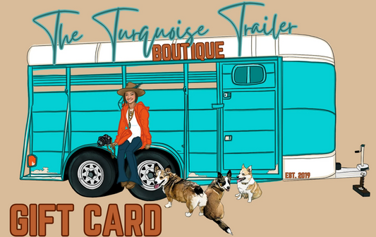 TURQUOISE TRAILER GIFT CARD