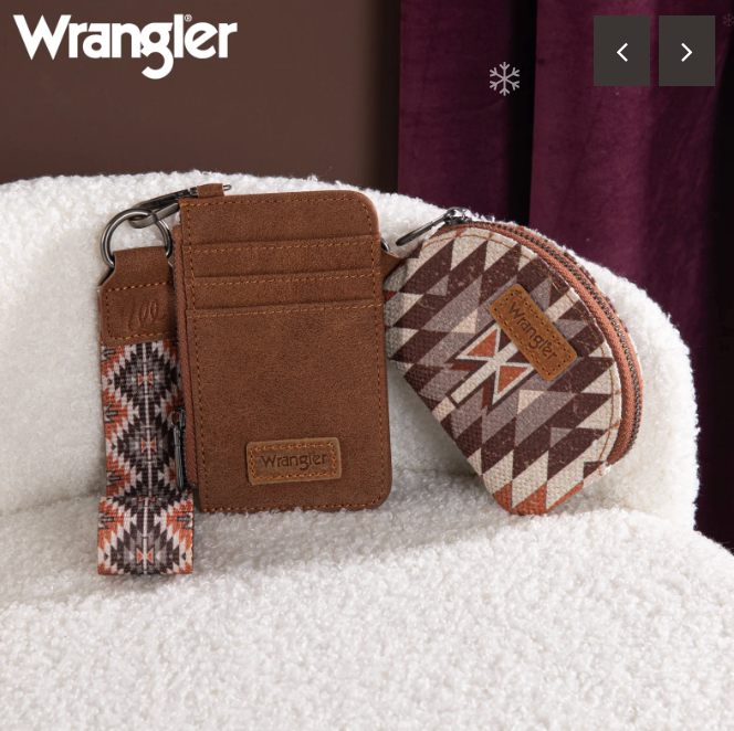 Wrangler Dual Pouch and Wristlet