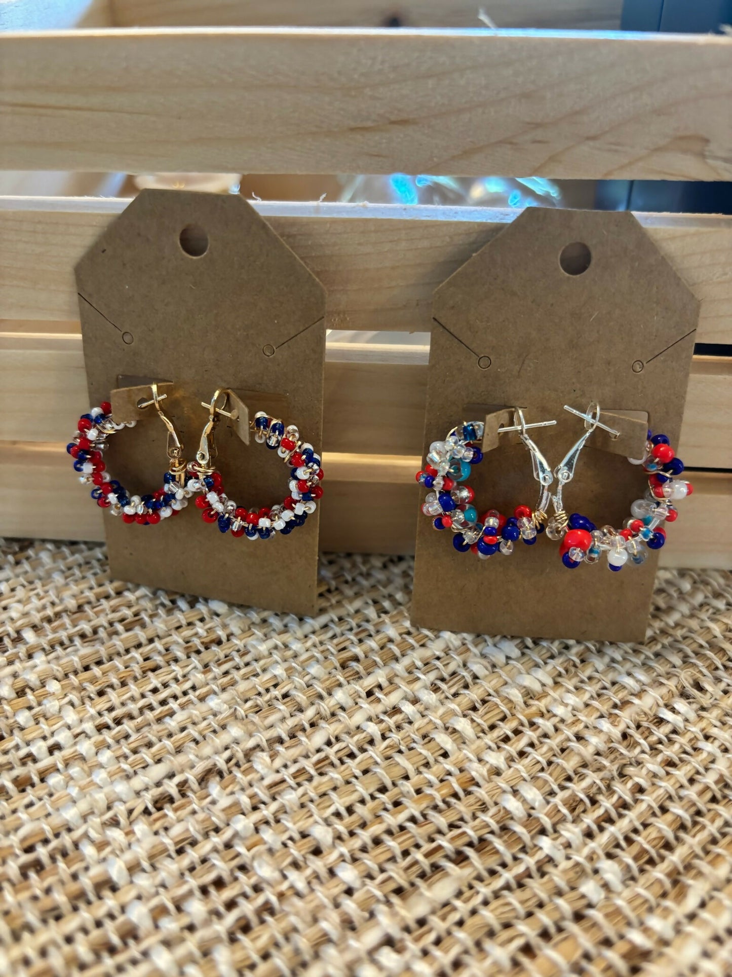 Red, White, and Blue Earrings